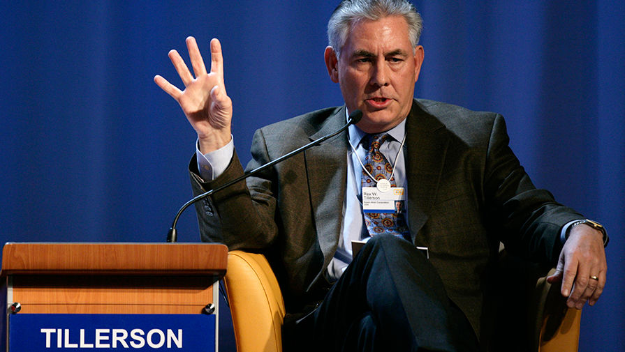 Глава ExxonMobil Рекс Тиллерсон