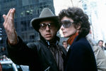 Питер Богданович и Одри Хепберн на съемках фильма «Все они смеялись» (1981)