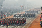 Участники военного парада в Нью-Дели