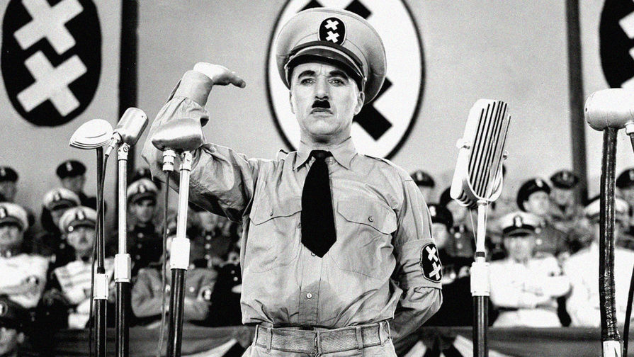 Чарли Чаплин в&nbsp;фильме &laquo;Великий диктатор» (1940) 