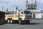 Вахтовый автобус-вездеход Камского автомобильного завода на ВДНХ, 1991 год