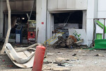 Разрушения на месте взрыва автосервиса в Махачкале, 15 августа 2023 года