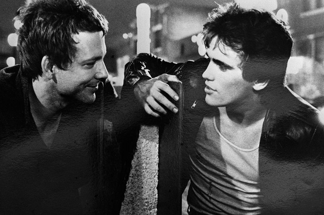 Микки Рурк и Мэтт Диллон в фильме «Бойцовая рыбка» (1983)