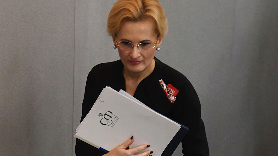 Зампред Госдумы Ирина Яровая на заседании, 11 ноября 2016 года