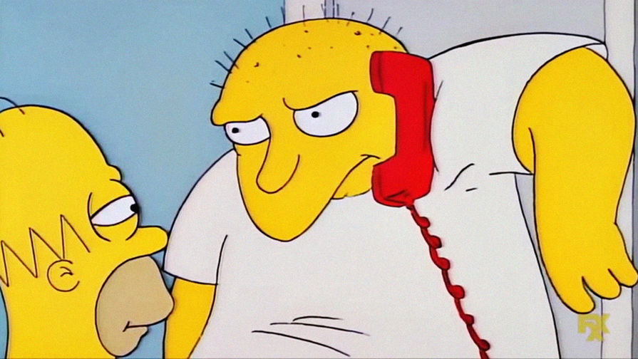 Кадр из первой серии третьего сезона мультсериала «Симпсоны», 1991 год