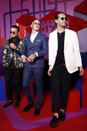 Группа MBand перед&nbsp;церемонией вручения XVII ежегодной национальной телевизионной премии в&nbsp;области популярной музыки &laquo;МУЗ-ТВ 2019&raquo;