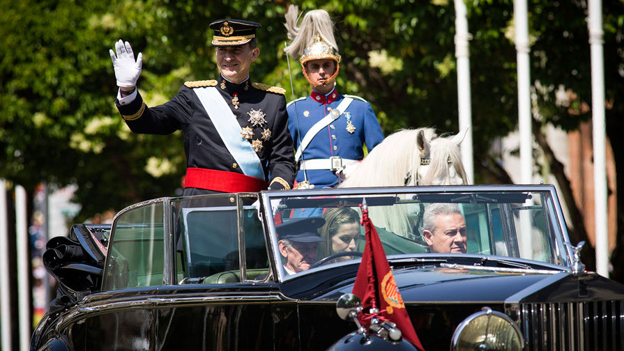 Филипп VI перед&nbsp;коронацией в&nbsp;Мадриде, 19 июня 2014 года 