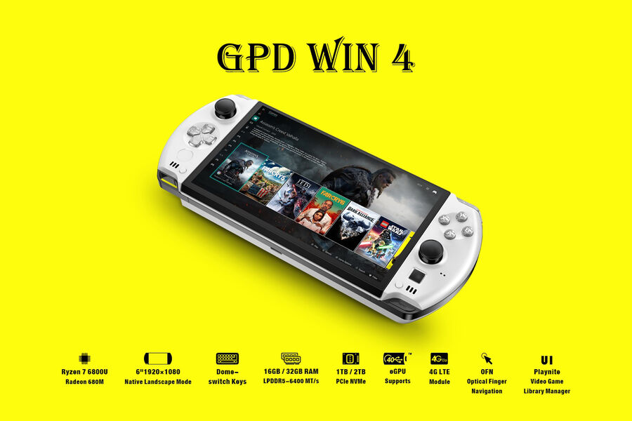 大勧め GPD WIN4 32GB 1TB agapeeurope.org