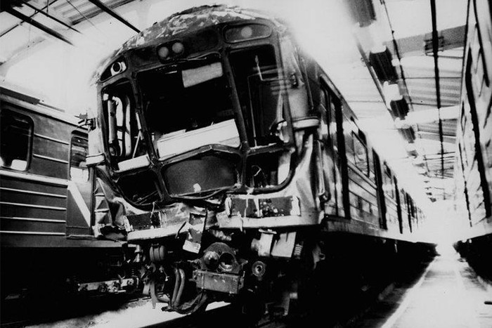 Поезд, пострадавший в аварии 1994 года