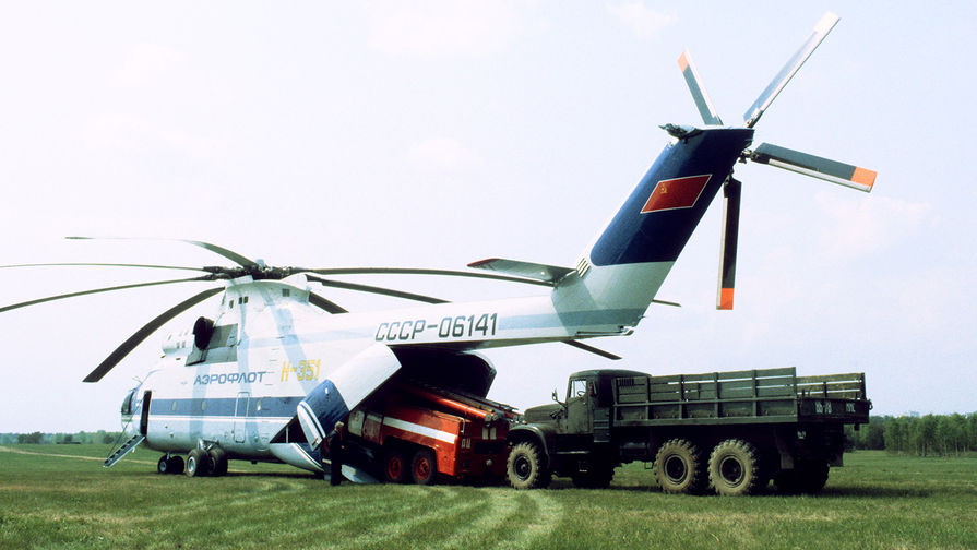 Тяжелый транспортный вертолет Ми-26, 1981 год