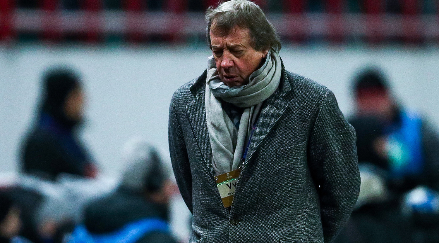 Во время матча группового этапа Лиги чемпионов УЕФА между командами «Локомотив» (Россия, Москва) и «Галатасарай» (Турция, Стамбул), 28 ноября 2018 года