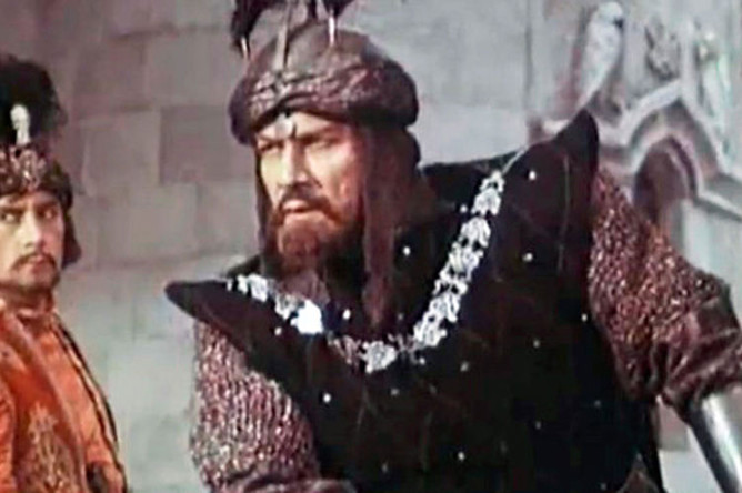 Кадр из фильма «Великий воин Албании Скандербег» (1953). Режиссер Сергей Юткевич. Фильм демонстрировался на Каннском кинофестивале 1954 года и получил специальную премию Высшей технической комиссии за режиссуру