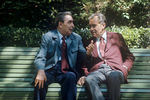 Генеральный секретарь Центрального комитета КПСС Леонид Ильич Брежнев (слева) и Президент США Ричард Никсон в Ореанде, 1974 год