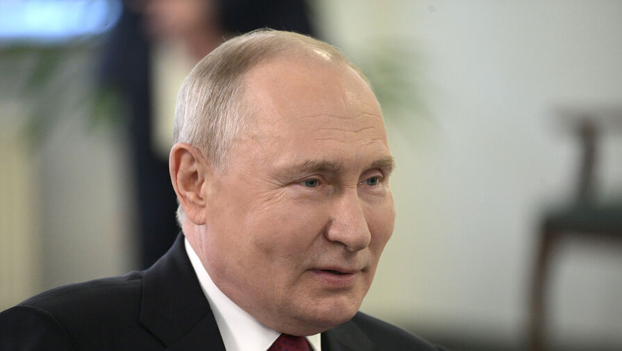 Путин поучаствовал в церемонии отправки первой линии 