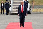 Президент США Дональд Трамп перед встречей с Владимиром Путиным на Аляске