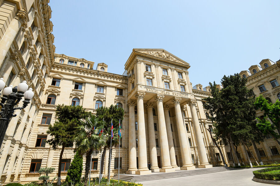 Здание МИД Азербайджана в Баку
