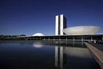 Дворец Национального конгресса в Бразилиа.