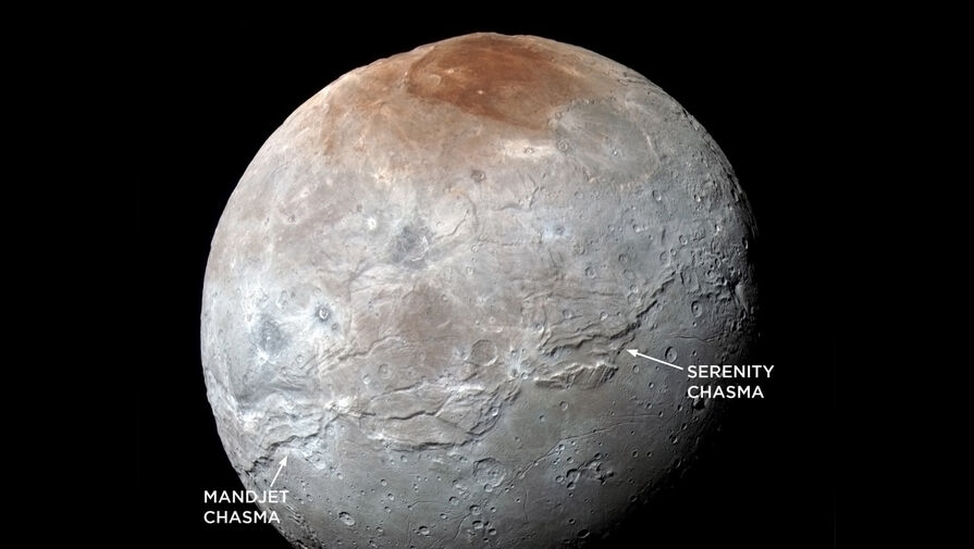 Ученые смоделировали появление криовулканов на спутнике Плутона Хароне