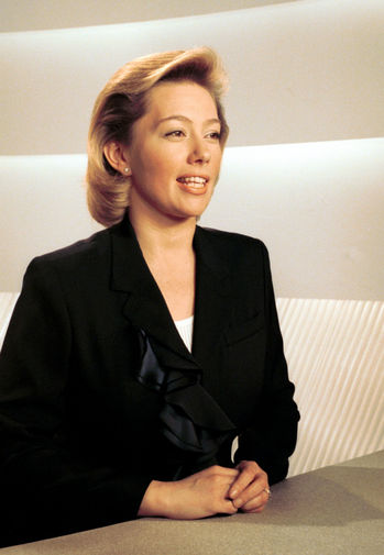 Ведущая информационной программы «Время» Арина Шарапова, 1998 год