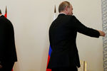 Владимир Путин и Реджеп Тайип Эрдоган во время встречи в Санкт-Петербурге