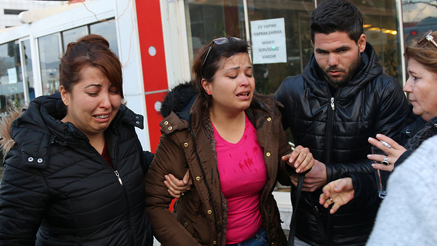 Раненые на&nbsp;месте взрыва в&nbsp;турецком Измире