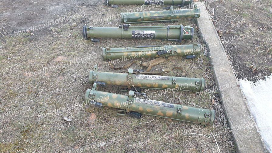 Полицейские изъяли семь гранатометов у жителя поселка в Запорожской области