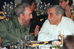 Фидель Кастро и Габриэль Гарсия Маркес на Кубе, 2000 год