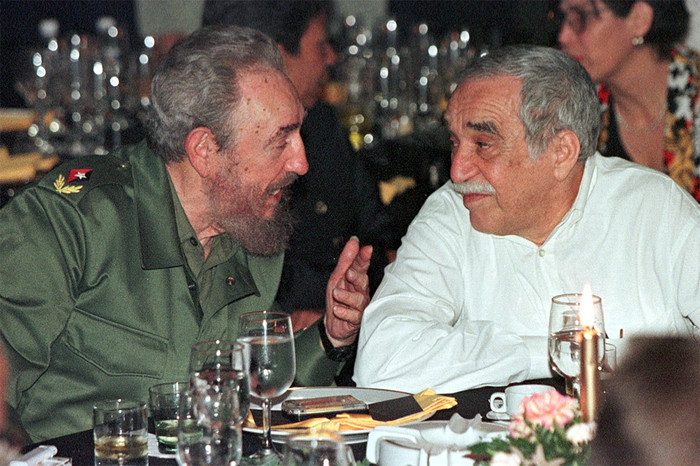 Фидель Кастро и Габриэль Гарсия Маркес на&nbsp;Кубе, 2000&nbsp;год