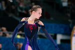 Анастасия Зинина выступает в произвольной программе на чемпионате России — 2022