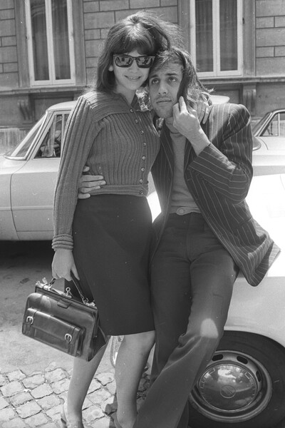 Адриано Челентано с&nbsp;девушкой в&nbsp;Риме, 1967&nbsp;год