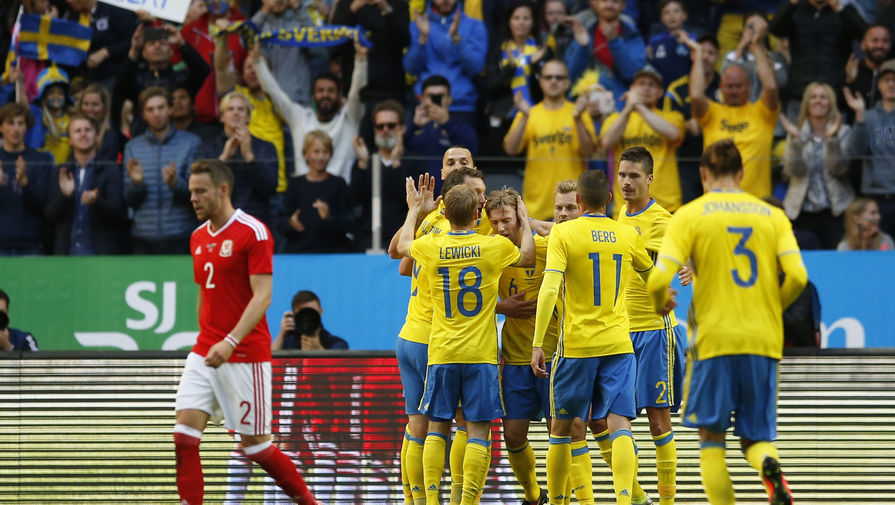 Сборная Швеции разгромила Уэльс в товарищеском матче
