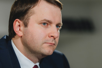 Министр экономического развития Максим Орешкин во время интервью в редакции «Газеты.Ru»