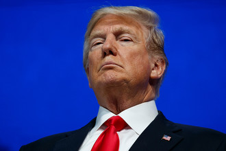 Президент США Дональд Трамп на Всемирном экономическом форуме в Давосе, 26 января 2018