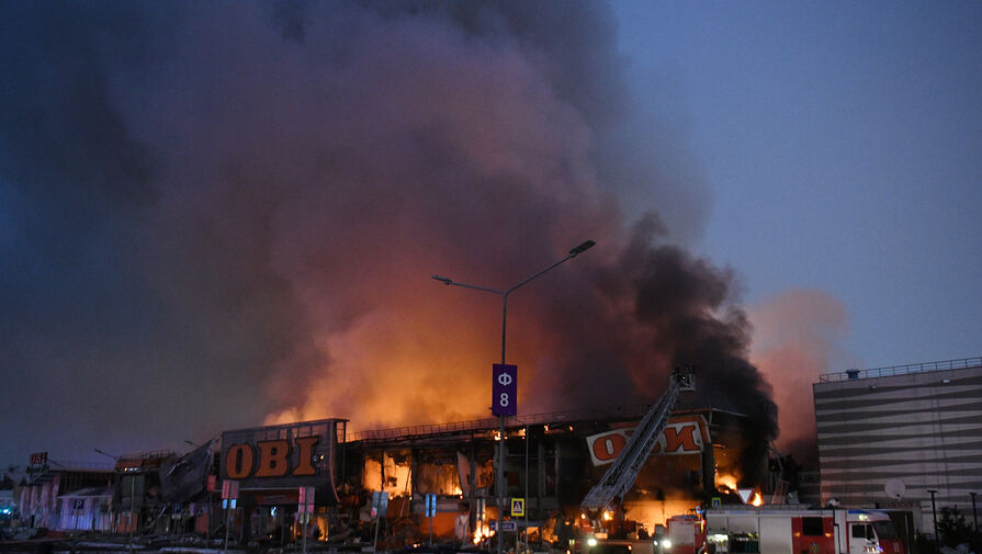 В МЧС назвали причину пожара в гипермаркете OBI в 