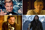 Кадры из фильмов «Великий Гэтсби», «Титаник», «Джанго освобожденный» и «Выживший»