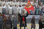 На торжественной церемонии открытия Дня города Москвы на Красной площади