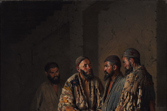 Василий Верещагин. Политики в опиумной лавочке. Ташкент. 1870