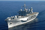 Флагманский корабль 6-го флота ВМС США «Маунт Уитни» в Норвегии «Маунт Уитни»