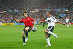 Давид Сильва во время финала Евро 2008 между сборными Испании и Германии. Матч завершился победой Испании со счетом 1:0.