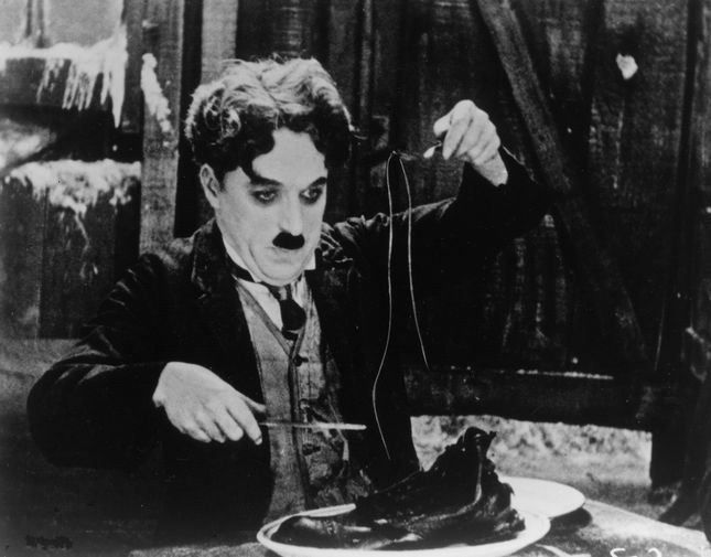 Чарли Чаплин в&nbsp;фильме &laquo;Золотая лихорадка» (1925) 