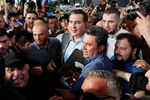 Бывший президент Грузии и экс-губернатор Одесской области Украины Михаил Саакашвили во время встречи в киевском аэропорту «Борисполь», 29 мая 2019 года