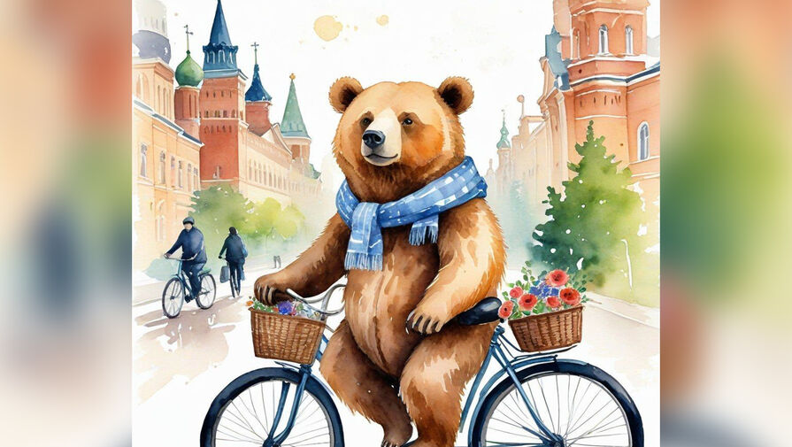 Автор талисмана Московского велофестиваля объяснила, как он поедет на велосипеде без цепи