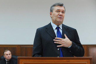 Бывший президент Украины Виктор Янукович в Ростовском областном суде, 28 ноября 2016 года