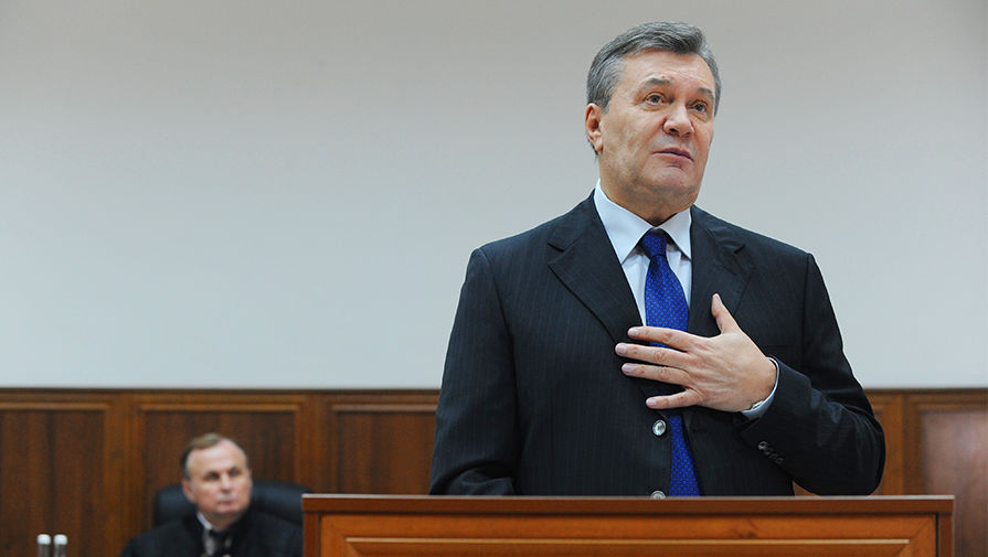 Бывший президент Украины Виктор Янукович в Ростовском областном суде, 28 ноября 2016 года