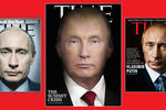 Владимир Путин на обложках журнала TIME, коллаж «Газеты.Ru»