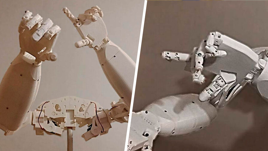 В России создали прототип робота для общения с людьми жестами