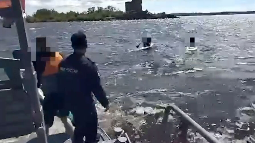 Полицейские спасли пятерых сапсерферов, которых отнесло от берега в Финском заливе