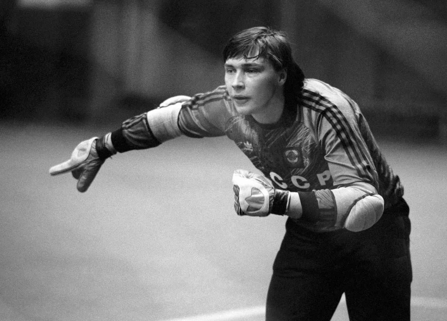 Вратарь олимпийской сборной Сергей Овчинников, 1997 год.
