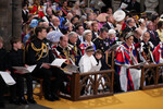 Во время церемонии коронации короля Великобритании Карла III в Вестминстерском аббатстве, Лондон, 6 мая 2023 года