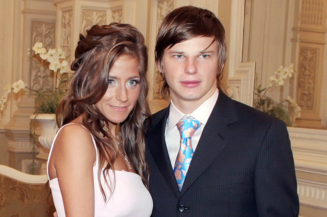 Футболист Андрей Аршавин с экс-супругой Юлией